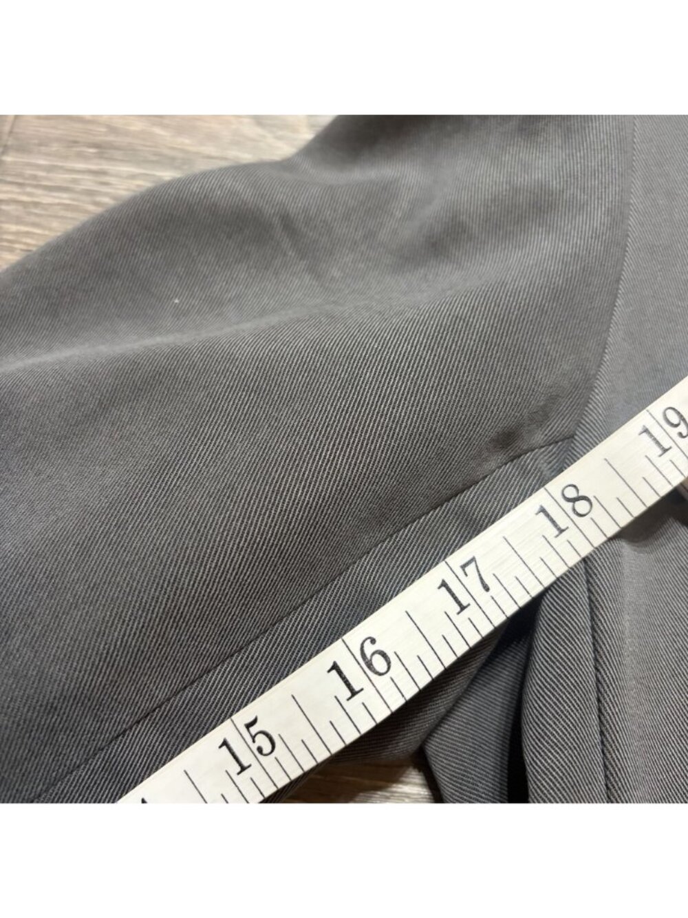 Anthropologie Cartonnier One Button Blazer Size 6 Gray Pockets Preppy Minimalist - Picture 11 of 15